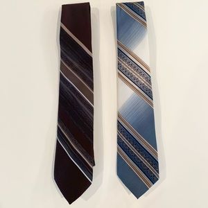 Wembley | Two Vintage Ties | Striped Ties